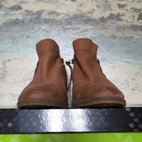 SAM EDELMAN Packer Leather Ankle Bootie Tan size 5 GUC - Picture 5 of 12